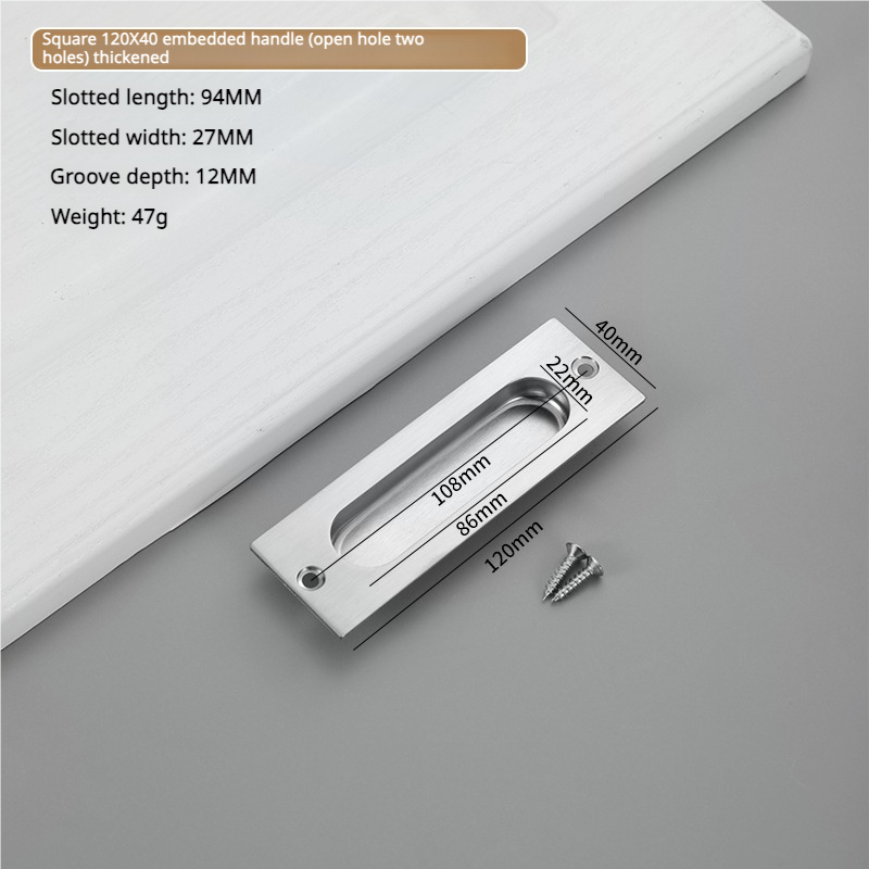 120x40สแควร์ (หลุมเปิดและสองหลุม)