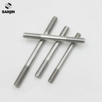 304 Stainless Steel Double End Thread Rod M3 M4 M5 M6 M8 M10 M12 M16 Double-end Bolts Stud Bolt Tooth Stick Dual Head Thread Bar