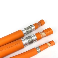 70 mm2 Hochspannung bildschirm EVRP XLPE Orange Silikon ge schirmtes 1500V DC-Stromkabel