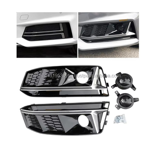PNB Audi <b>A4</b>/<b>A4</b> Avant B9 Front Grille Fog Light <b>Frame</b> <b>with</b> ACC 2017-2019 ABS New High Quality Easy Installation - Product Image 2