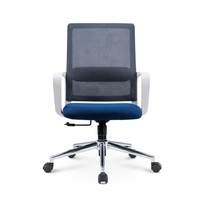 Fauteuil de bureau en maille pivotante, Design moderne, de couleur grise, de haute qualité, pour le bureau et la maison