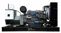 Angetrieben von der Nennleistung des Marken motors kW/kVA 2206C-E13TAG2 geräuschloser offener Generator generator mit freier Energie