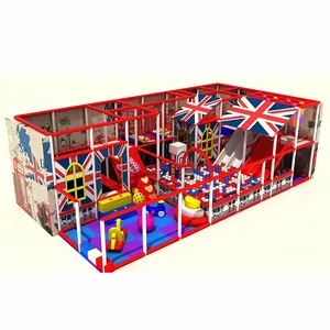 2024 Indoor Naughty Castle Playground para niños Parque de atracciones de plástico popular para niños