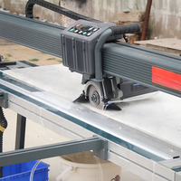 Machine de découpe de carreaux en céramique entièrement automatique LARIX 220V, scie à eau pour chanfreinage de table à 45 degrés avec guide laser, qualité DIY et industrielle