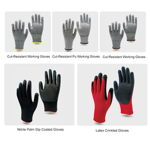 Guantes de nitrilo con recubrimiento en la palma, resistentes a perforaciones, calibre 13, transpirables, flexibles, antideslizantes y resistentes al desgarro. - Product Image 4