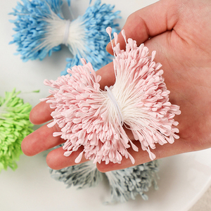 Venta al por Mayor de 300 Piezas de Estambres de Flores Artificiales de 2mm, Cuentas de Algodón para Manualidades, Decoración Moderna para Graduación, San Valentín, Manualidades DIY, HX2M - Product Image 3
