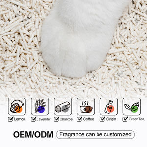 Litière pour chat en coque de pois naturelle agglomérante 5 kg en gros, sans poussière, légère, litière pour chat au tofu, parfumée, facile à ramasser, litière pour chat - Product Image 4