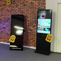 VETO Kiosque tactile vertical d'intérieur 32-86 pouces, Totem Android, Écran d'affichage numérique LCD, Écrans publicitaires, Fournisseur