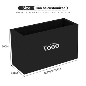 Vente en gros de pots de fleurs en métal pour l'extérieur, vernis à poêle, pour plantes, boîte à fleurs en <span class=keywords><strong>acier</strong></span> inoxydable corten pour jardin, hôtel - Product Image 6
