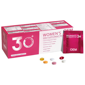 Paquete de Nutrición Multivitamínico y Colágeno para Mujeres, 30 Paquetes, Personalizable OEM - Product Image 5