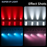 Luz LED Par Profesional RGBW de 24x10W con Ángulo de Haz Ajustable para DJ, Discoteca e Iluminación de Escenario