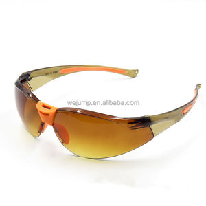 Wejump Schutzbrillen Turvalasit Monture noire et miroir fumé foncé, protection UV 99.9% Lunettes de sécurité standard ANSI Z87 - Product Image 2