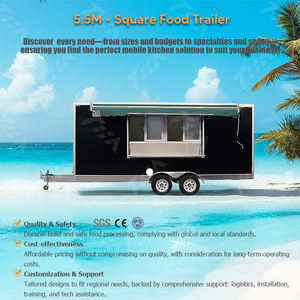 <span class=keywords><strong>Camion</strong></span> de nourriture en acier inoxydable, nouveaux chariots de rue mobiles pour restaurant, boulangerie, café, remorque mobile à vendre - Product Image 2