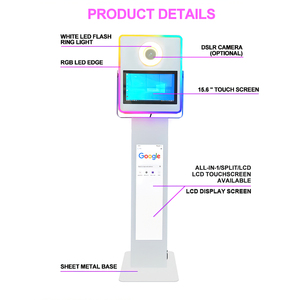 Écran LCD 28,6 pouces, appareil photo photomaton pour fête, mariage, <span class=keywords><strong>prix</strong></span>, écran tactile, boîte photo avec imprimante, compatible SLR - Product Image 3