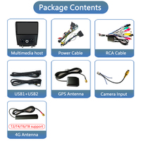 Radio Mobil Android untuk Ford Mustang 2010-2014 Multimedia GPS Navigasi Pemutar Audio Video Car-play Stereo 2 Din