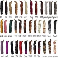 150g 12-28 Inches Colorful French Curl Braiding Hair Spiral Curl Body Wave Braided Hair Luxury Silky Curl Braids