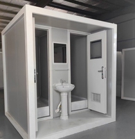 Maisons Modulaires Préfabriquées Portables pour Camping, Salles de Bain Extérieures, WC Mobiles pour Villa et Location, Toilettes et Douches pour Usage Intérieur et Extérieur