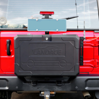 Table de camping pour hayon, boîte de rangement pour cuisine, organiseur d'équipement de voyage pour Jeep Wrangler JL, station de cuisson pliable 4x4