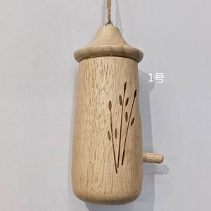 Robusta scatola di nidificazione per uccelli in legno per gabbia per uccelli esterna casa per animali su decorazioni da giardino per alberi con corda appesa - Product Image 5