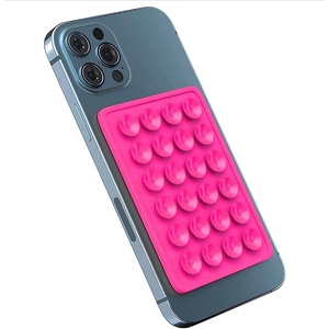 Support de téléphone à ventouse en silicone, accessoires de téléphone adhésifs, fixation libre sur les miroirs et les surfaces planes, support de téléphone mains libres - Product Image 1