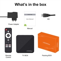 Reproductor Multimedia Original H96 Max TV Box 2025 de Cuatro Núcleos Allwinner H313 4K UHD con WiFi Dual Android, Decodificador de Alta Gama