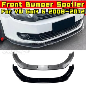 For Golf 6 MK6 Standard Normal Version Car Front Bumper Lip <b>Splitter</b> For VW Golf 6 2008-2012 Guard Protector Car Accessories - Product Image 2