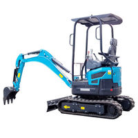 Mini-excavatrice compacte de 2,78 tonnes, excavatrices hydrauliques - Excavatrice diesel à long bras avec une portée maximale de 4610 mm pour l'excavation en profondeur