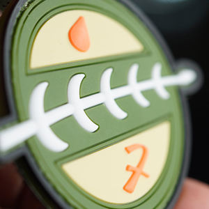 創造的なファッション衣類装飾ステッカーシリコンゴムバッジパッチカスタム面ファスナーPVCロゴパッチキャップ用 - Product Image 3