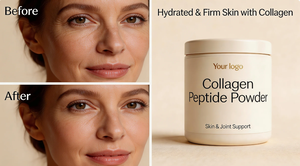 คอลลาเจนเปปไทด์ชนิดผง ดื่มง่าย ช่วยให้ผิวขาวกระจ่างใส ยกกระชับ ต่อต้านริ้วรอย - Product Image 5