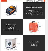 Machine de fusion de fibres optiques de haute précision AI-9, alignement du cœur à 6 moteurs, épissage en 5s, VFL intégré, OPM, 7800mAh