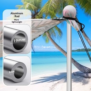 Carpa de Camping Portátil para Exteriores, de Aleación de Aluminio y Lycra, con Toldo Impreso, Resistente al Sol y al Viento, para Acampar - Product Image 4
