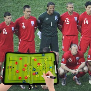Portapapeles magnético portátil para entrenador de fútbol, Kit de tablero de estrategia de árbitro con bolígrafo de borrado en seco, tablero táctico de fútbol - Product Image 6