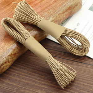 Corde de fil de papier artisanal raphia torsadé Kraft ficelle/cordon pour bricolage cadeau et décoration de la maison pour l'emballage - Product Image 2