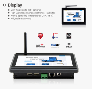 Nhúng và mở khung gồ ghề 7 inch 10 inch tất cả trong một máy tính Android điện dung cảm ứng công nghiệp panel màn hình PC - Product Image 3