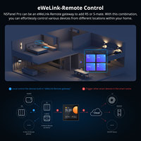 Pour NSPanel Pro, panneau de commande intelligent pour la maison, interrupteur mural intelligent, thermostat avec écran, compatible Alexa, électrique, CE/FCC