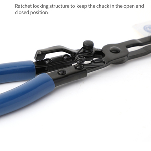 Alicates de doble articulación angulados de 17 pulgadas extra largos con punta de corte transversal para mantenimiento automotriz y herramienta de reparación de automóviles - Product Image 2