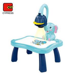 新しい高品質の子供向け音楽教育学習用ゾウ型プロジェクター付きお絵かきテーブルおもちゃ - Product Image 2