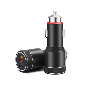 52W Dual Type C <span class=keywords><strong>Cargador</strong></span> de coche Metal <span class=keywords><strong>Auto</strong></span> PD <span class=keywords><strong>Cargador</strong></span> Adaptador Carga rápida USB C <span class=keywords><strong>Cargador</strong></span> para <span class=keywords><strong>iPhone</strong></span> <span class=keywords><strong>13</strong></span> 12 - Product Image 3