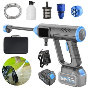 OEM 96VH Lithium Battery High Pressure Car Washer Gun Cordless Electric Cleaning Machine Washer Spray Gun Brushless Led Screen - Product Image 6
