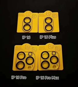 HD rõ ràng 3D máy ảnh ống kính bảo vệ đầy đủ Bìa Tempered Glass <span class=keywords><strong>iPhone</strong></span> 16 Pro Max 16 Cộng với 16 13 Pro Max tương thích điện thoại di động sử dụng - Product Image 5