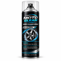 Nettoyant pour jantes MOTO GLEAM, formule spray et rinçage pour tout-terrain, 4x4, boue, sel et poussière de frein.