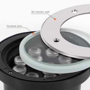 Luz <span class=keywords><strong>solar</strong></span> en el suelo profesional 5W IP67 Impermeable LED Iluminación <span class=keywords><strong>de</strong></span> paisaje subterráneo para camino <span class=keywords><strong>de</strong></span> jardín - Product Image 4