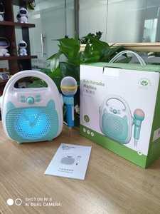 Altavoz de micrófono de Karaoke inalámbrico portátil para niños, reproductor de escritorio de mano para fiesta en casa, KTV, música, canto y reproducción de micrófono - Product Image 3