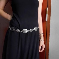 Chaîne de taille rétro en métal tendance 2025, ceinture de robe, bijoux de plage d'été, chaîne de corps pour femmes et filles