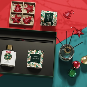 Juego personalizado <span class=keywords><strong>de</strong></span> portavelas <span class=keywords><strong>de</strong></span> vidrio <span class=keywords><strong>de</strong></span> lujo, embalaje <span class=keywords><strong>de</strong></span> Año Nuevo <span class=keywords><strong>de</strong></span> Navidad, botella difusora <span class=keywords><strong>de</strong></span> caña, tarro <span class=keywords><strong>de</strong></span> vela <span class=keywords><strong>de</strong></span> vidrio con caja <span class=keywords><strong>de</strong></span> regalo - Product Image 6