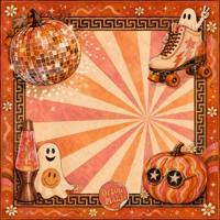 Tapis de Mahjong Orton américain, design original Halloween, 6 styles : Cowboy, Fantôme, Gothique, Corbeau, Vintage, Sorcière, en caoutchouc naturel imperméable