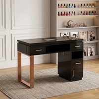 Table de manucure de salon de luxe avec collecteur de poussière CB-M888A