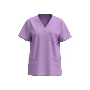 Conjuntos de Uniformes Médicos Personalizados Más Vendidos para Comercio Exterior, Conjuntos de Ropa de Trabajo Estilo Europeo y Americano - Product Image 3