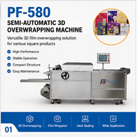 Machine d'emballage semi-automatique 3D pour cartons carrés, destinée aux emballages alimentaires, cosmétiques et de produits de santé