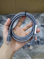 Pemindai kode batang fleksibel, 2m 3m 5m kabel USB ke RJ50 RJ45 CBA-U01-S07ZAR cocok untuk Simbol LS1203 LS4208 LS2208AP dll.